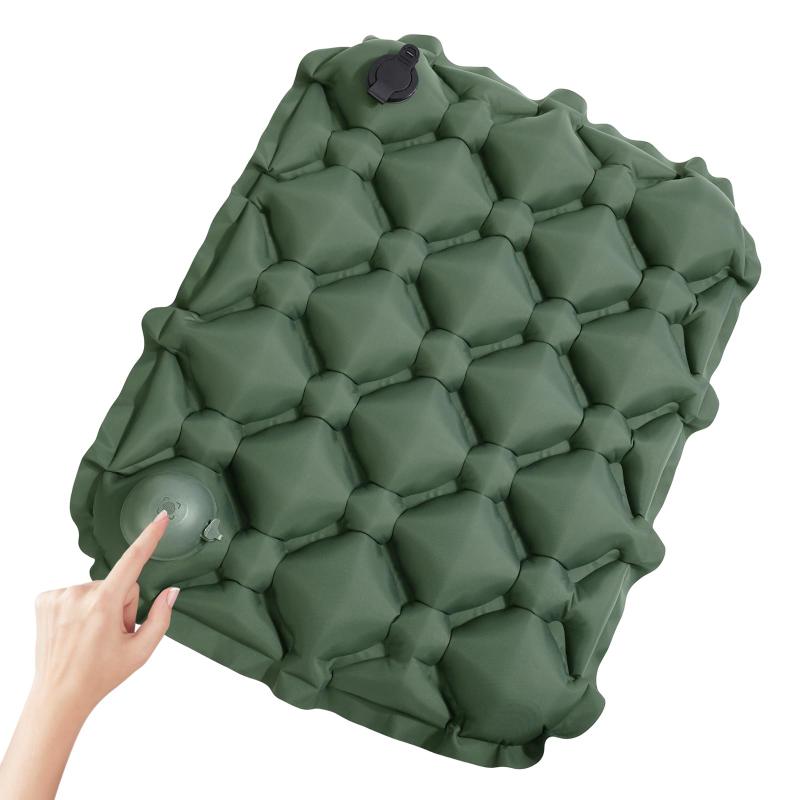 【ポンプ内蔵・超軽量】 レジャーシート 折りたたみ座布団 厚手 1人用 お尻 クッション エアー 飛行機 ..