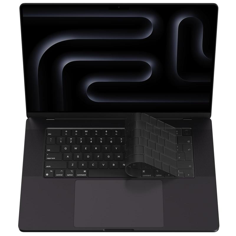 プレミアムキーボードカバープロテクター 超薄型キーボードスキン M2 M3 M4 MacBook Air 15インチ・13.6インチ、2024 2023 2022 2021 MacBook Pro 14インチ・16インチ M4 M3 M2 M1 チップ