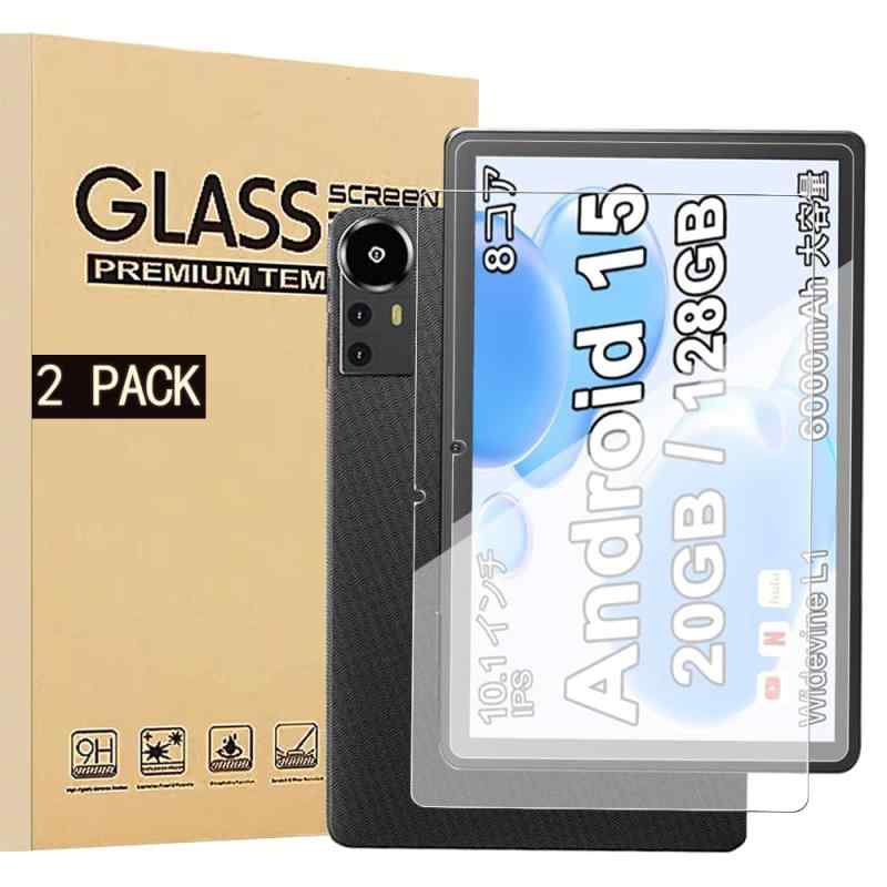 【NSFN】CUPEISI CP31 フィルム CUPEISI Android15 タブレット 10.1インチ 用 ガラスフィルム 液晶 保護フィルム 硬度9H 超薄型 高透過率 自動吸着 傷防止 2枚入り