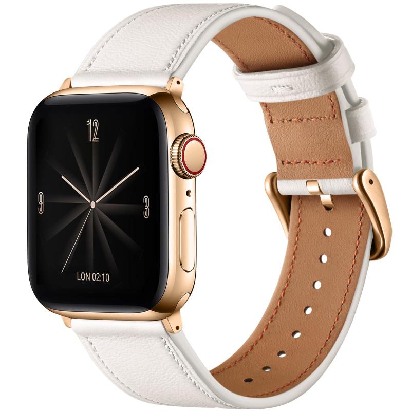 [Maledan] アップルウォッチ用 バンド 革 レディース 交換ベルト レザー 細身 イタリアン本革 蒸れない 42mm 44mm 45mm 46mm 49mm 40mm 41mm 38mm Series 11/10/9/8/7/6/5/4/3/2/