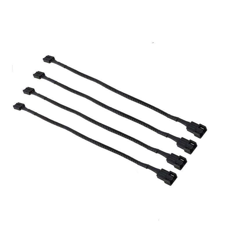 サムコス ファン 電源 ケーブル ファン用電源延長ケーブル PWM 延長ケーブル ATX 冷却ファン用 延長 ケーブル