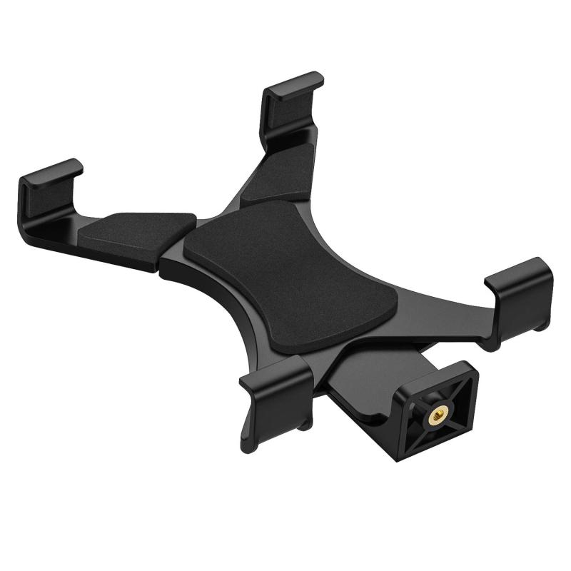 ATiC タブレット ホルダー クリップ タブレットスタンド 固定ホルダー ABS製 耐久性 安定 三脚取付用