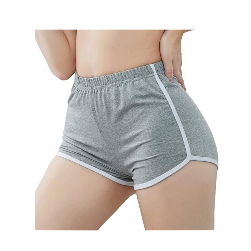 RAKUKOU レディース ショートパンツ 綿混 スポーツ 短パン 夏 カジュアルウエア 柔らかい 通気性 伸縮性 吸汗 速乾 ヨガ ランニング