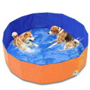 子供用 大型ビニールプール ベビープール 大型犬用 犬 介護 クールマット 新デザインのプラスチック 膨らませる必要がありません スイミング 特大 折りたたみ式 丈夫 円形 収納簡単 素早く