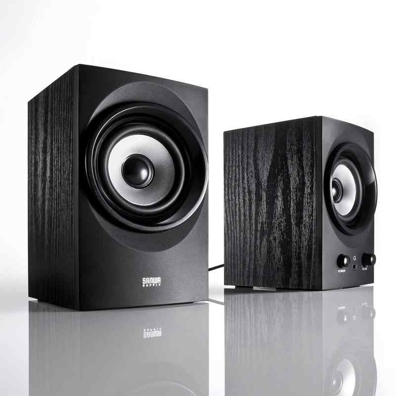 サンワサプライ(Sanwa Supply) ハイパワーUSBスピーカー(ブラック) MM-SPU9BKN