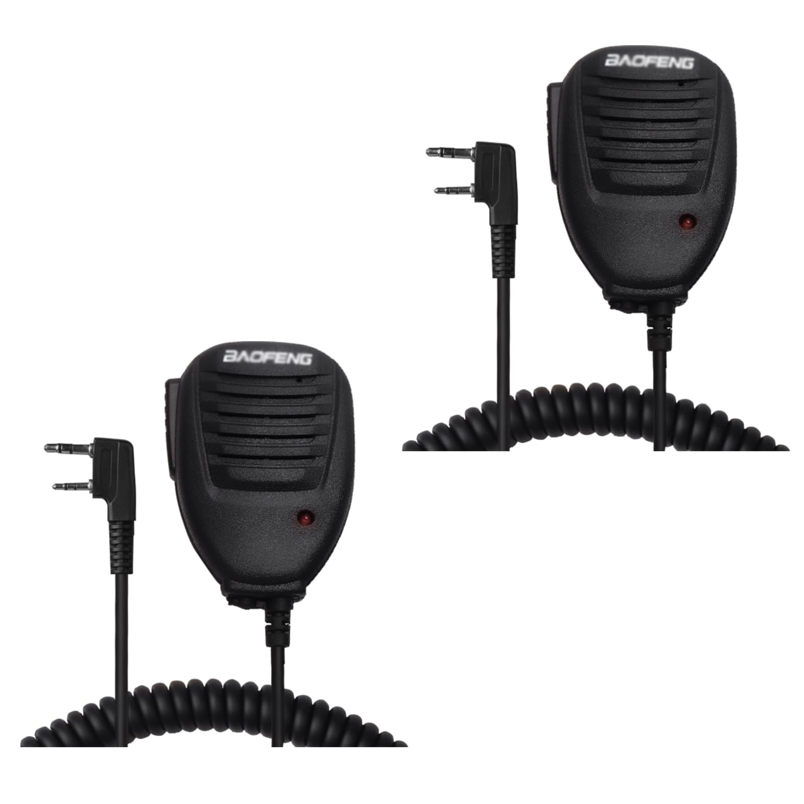 ・対応機種:UV-5R/F8HP/DM-1701/888s/UV-5RM/UV-82/UV-K5/UV-K6/GT-3TP/GT-5TP/H-777/TH-UV8000D ・コネクタ:2ピンプラグ ・ベルトクリップ:360°回転可能 ・寸法:8.9cm×6.4cm×3cm ・ケーブル長:45cm(伸長前)、120cm(最大伸長時)