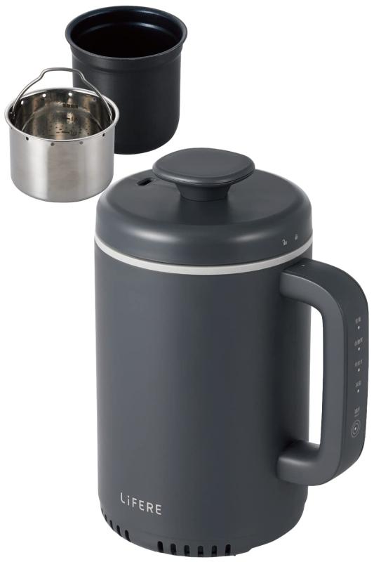 エレコム IH炊飯器 小型 1合炊き コンパクト設計 低糖質モード 一合厚釜採用 ひとり暮らし用 ケトルサイズ LiFERE ブラック/ブルー/ホワイト HAC-RCIH01 延長コード