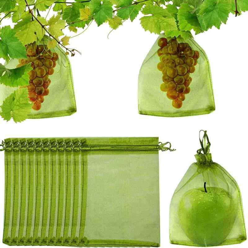 果物袋 保護ネット 20 30 100枚入 17 23cm 15 20cm 10 15cm 防虫 ネット 防鳥ネット ブドウ 袋 果実袋 ..