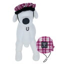 ANNA SUI アナスイ ツイードベレー帽 | アクセサリー 帽子 2023秋冬 仮装 ハロウィン 犬用ベレー帽 おしゃれ犬用帽子