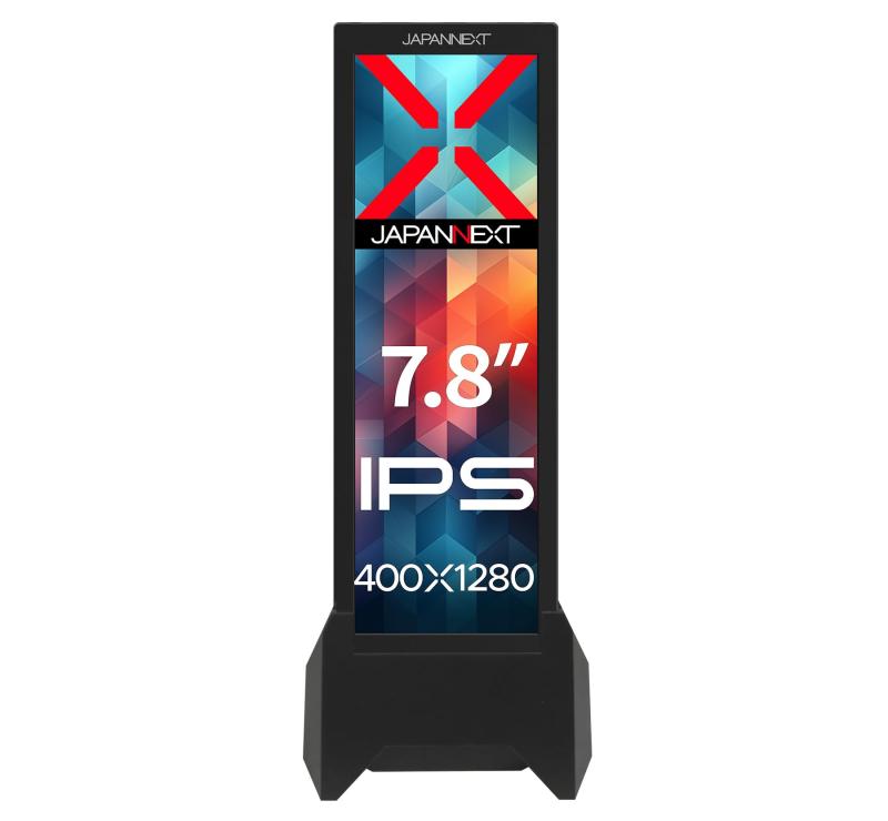 Rakuten - JAPANNEXT 7.8インチ IPSパネル搭載 400x1280解像度 小型縦型モバイルモニター JN-MD-IPS7842 USB Type-C miniHDMI スタンド付き 【2年】