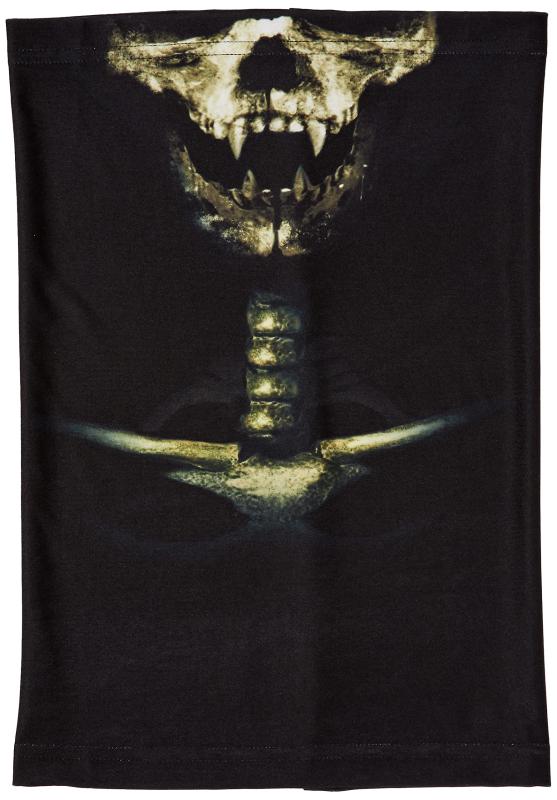 楽天ゆうゆうマーケット[ライラクス] スリムフィット クール ネックゲイター[スカルフェイス] サバゲー用品 日焼け対策 保護 フリーサイズ