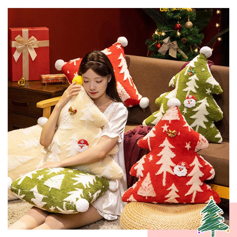 ゆゆかかのクリスマス ぬいぐるみ クッション 抱き枕 クリスマスツリー おもちゃ クリスマスプレゼント 男の子 女の子 ギフト 誕生祝 クリスマスイブ 贈り物 christmas イベント景品 40cm 50cm｜アングル2