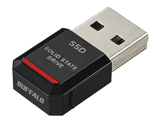 バッファロー SSD 外付け 1TB コンパクト USB3.2 Gen2 読込速度 600MB/s SSD-PST1....