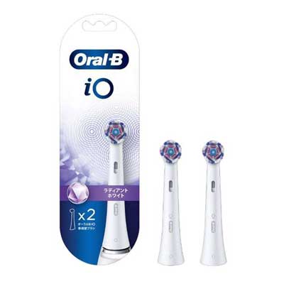 ブラウンオーラルB iO専用 替えブラシ ラディアントホワイト 1箱2本入り iORBWW-2 ブラウン BRAUN