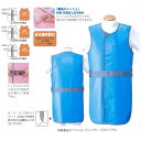 【一般医療機器】 HAGOROMO コート マジカルライト(無鉛) 鉛当量:0.25mmPb ネイビー M 重量:2.7kg MLC-25 S マエダ