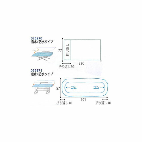 フェルラック ストレッチャーカバー 20枚入 `076970 竹虎