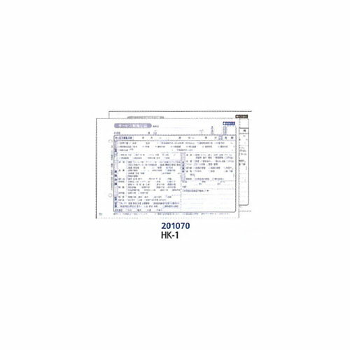 訪問介護伝票(介護サービス実施記録)50組 201070 KSコピー印刷