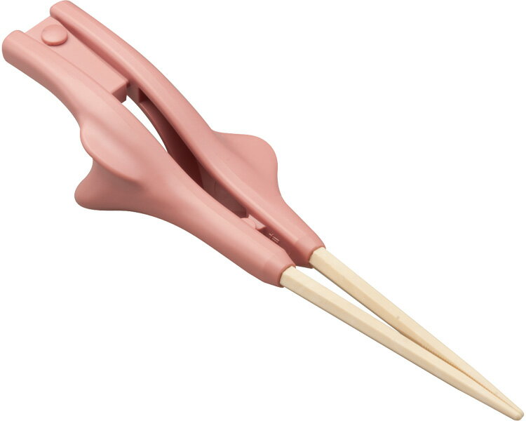 箸ぞうくんクリア ピンク（21cm） 左手用 S-15 (有)ウインド