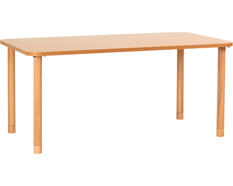 抗ウイルスメラミン化粧板テーブル　TM4　基本脚　幅165cm TM4-K16590 グローリープラン