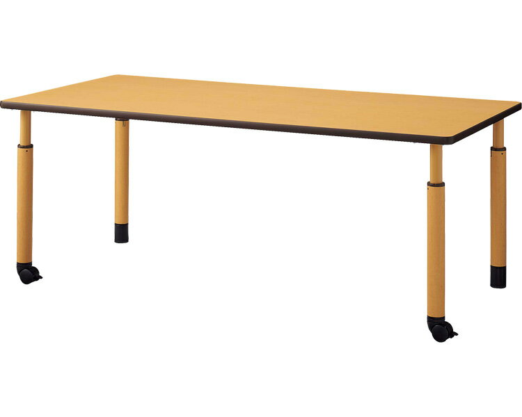 昇降テーブル　RAKUA（ラクア）　幅160cm ナチュラル RAK-1690-NA アイリスチトセ