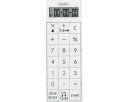 電卓付バイブタイマー ホワイト CL-124WT ドリテック