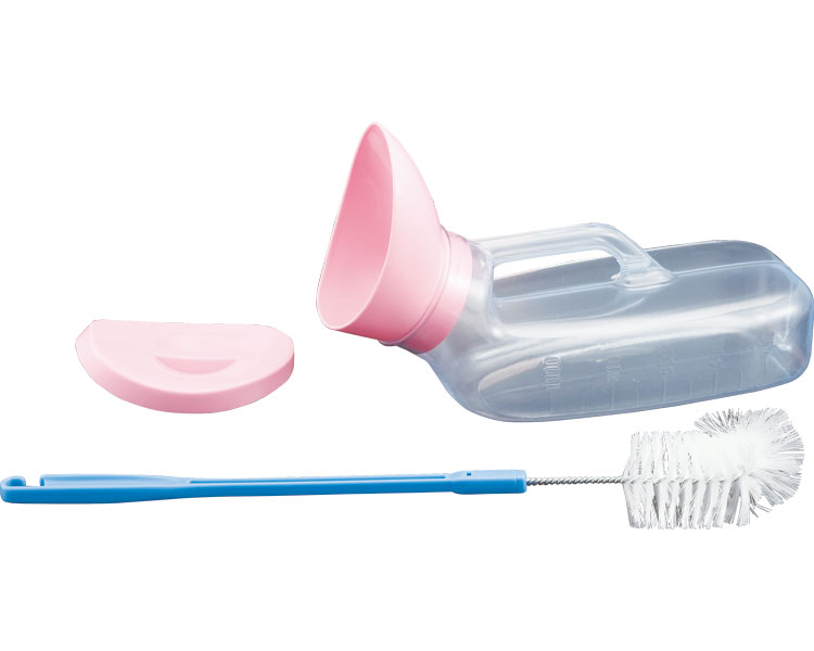 SA透明尿器（洗浄用ブラシ付）　女性用 100231 浅井商事