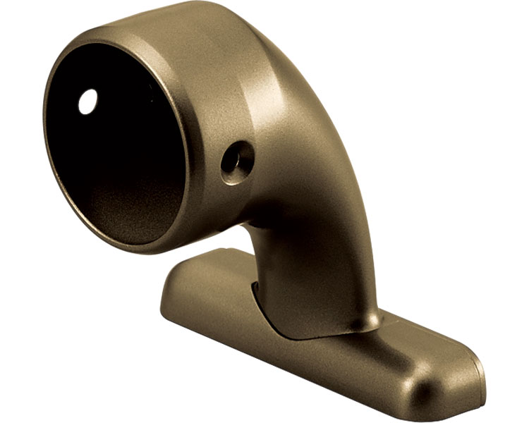 040-1117 φ35　真壁用スリムエンドブラケットカバー付 ブラウン BD-47B マツ六