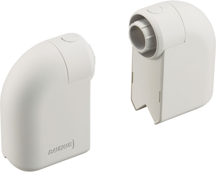 040-7315 32ソフトアクアレール　出隅ブラケット（2個入） ホワイト SAQ-05W マツ六