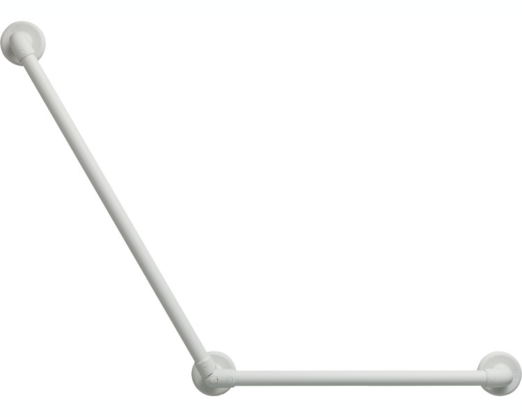 040-7385 32ソフトアクアレール　L型自在ハンド　600×800 ホワイト SAQ-L-6080W マツ六