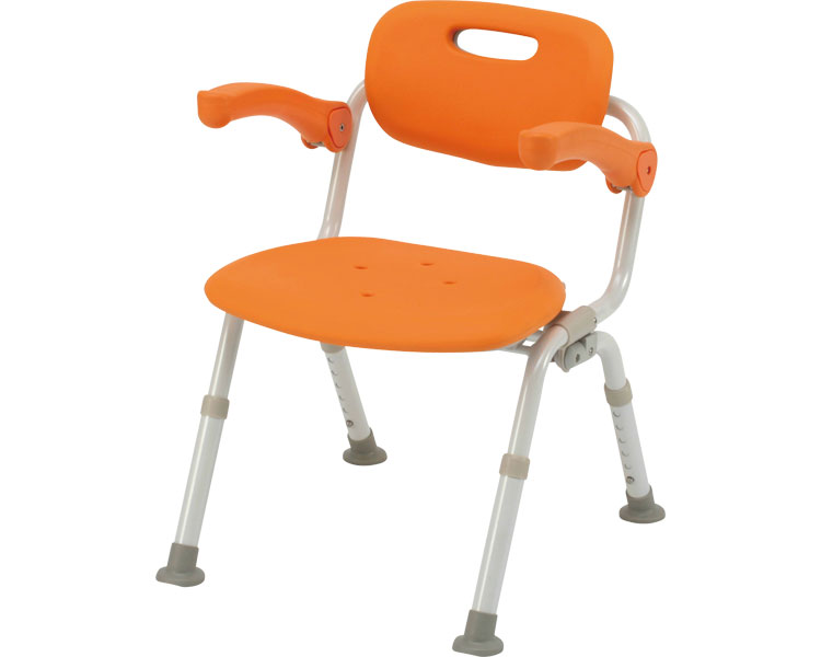 シャワーチェア［ユクリア］ミドルSPワンタッチおりたたみN オレンジ PN-L41821D パナソニック エイジフリー TAISコード：00980-000285