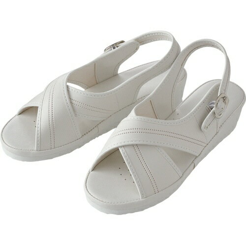 クロスサンダル ホワイト Mサイズ ホワイト FR-401-M ファーストレイト