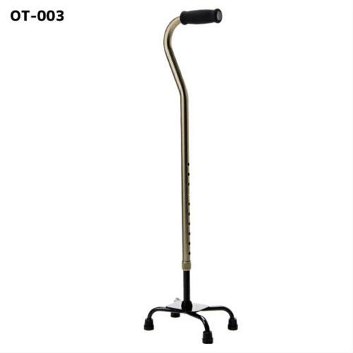 アルミ製 4点支柱杖 OT-003 シルバー マキテック