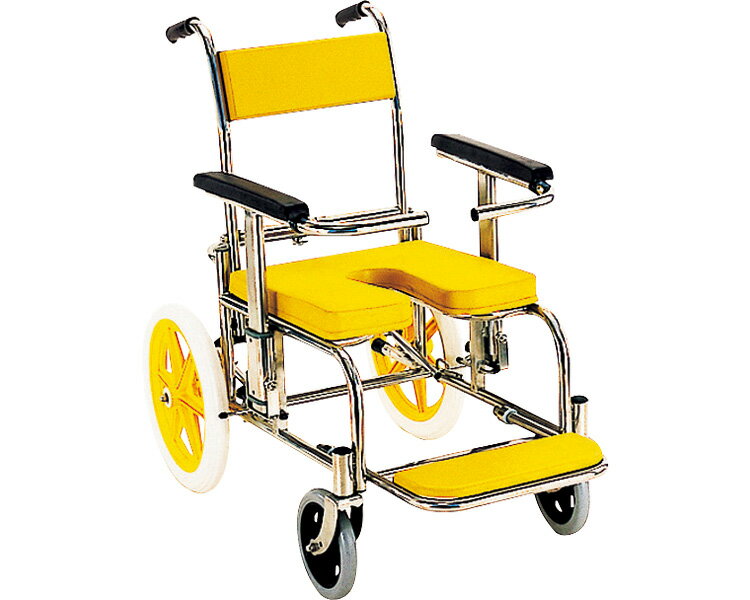 入浴・シャワー用車いす イエロー KS2 カワムラサイクル