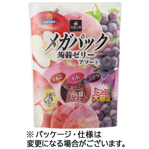 蒟蒻工房 蒟蒻ゼリー メガパック 960g 1パック（約60個） '343879 オーイズミ下仁田