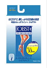 圧迫ストッキング ジョブスト パワーサポートストッキング ひざ下タイプ ブラック L JP-JS77845P4 テルモ