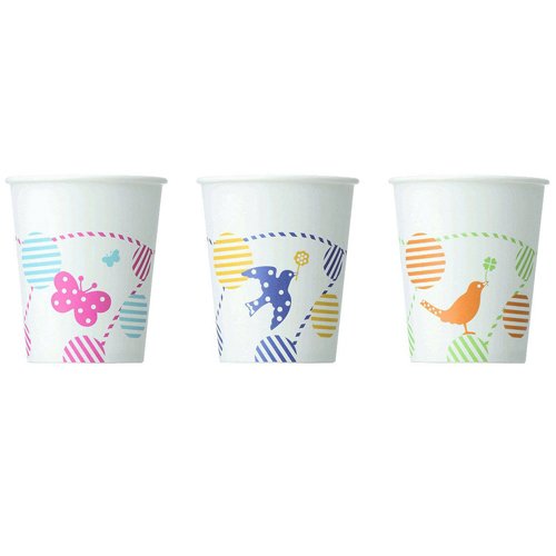 うがい用 紙コップ「森のおともだち2」 150mL×1000個×1箱 FR-5367 ファーストレイト