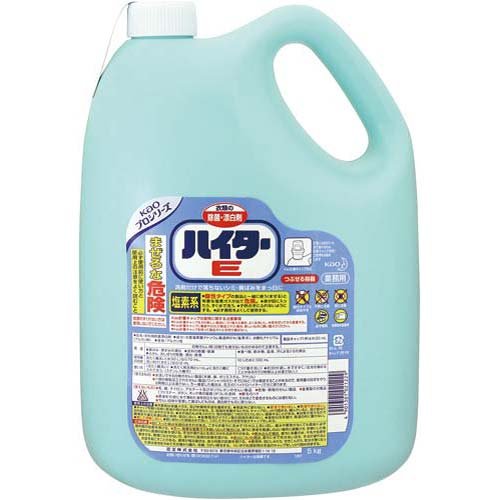 洗剤 ハイターE　洗濯用漂白剤　業務用　5kg　1セット（3本） 花王