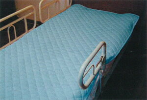 ベッドパッド 洗えるベッドパッド ポリエステル ブルー 83cm幅用/幅85×長さ195cm 中綿0.5kg ウェルファン