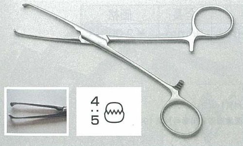 アリス鉗子 4×5爪 A130-HA 林刃物