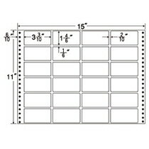 ナナフォーム 連続ラベル Mタイプ 15×11インチ 24面 84×42mm 1箱(500折) MT15T 東洋印刷