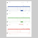 単票納品書 4行 B4タテ 1箱(1000セット) 4211 オービック