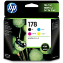 HP178 インクカートリッジ 4色マルチパック 1箱(4個:各色1個) CR281AA HP