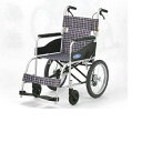 【送料無料】 車椅子 アルミ介助型 幅60×奥行97×高さ90cm 11.9kg