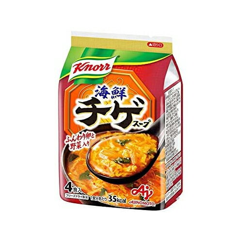 まとめ買い5セット クノールスープ 海鮮チゲスープ 4食入り 味の素