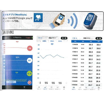 【送料無料】 【管理医療機器】パルスオキシメーター パルスフィット(通信機能付) BO-750BT ラディアンス・ブルー 日本精密機器