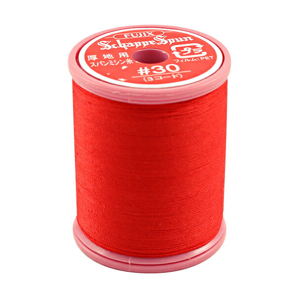 ミシン糸 『シャッペスパン 厚地用 #30 100m 12番色』 Fujix フジックス