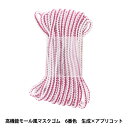 ゴム 『高機能モール風マスクゴム 約3mm×3m 6番色 生成×アプリコット』
