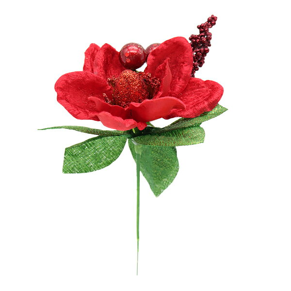 造花 シルクフラワー 『マグノリアピック レッド XE-8317』