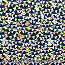 【数量5から】 生地 『22fabric コットン60ローン デジタルプリント フラッグスター ネイビー DP-4440-5C』