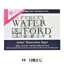 画用紙 『ウォーターフォード水彩紙 ホワイト ブロック 300g 荒目 EHBR-F4』 HOLBEIN ホルベイン